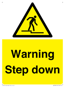 Warning Step down